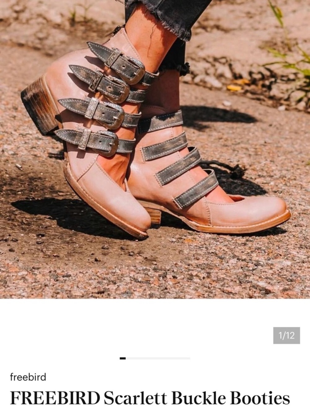 Freebird- “Scarlett” booties Women 5 BRAND NEW!!
